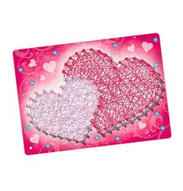 String Art Hearts – Kreative Fadenbilder mit liebevollen Herzen, für Kinder ab 6