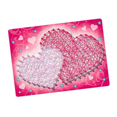 String Art Hearts – Kreative Fadenbilder mit liebevollen Herzen, für Kinder ab 6