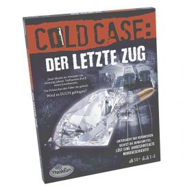 ThinkFun - Cold Case: Der letzte Zug. Der Krimi im eigenen Heim. Was ist passiert? Ein Rätsel-Spiel