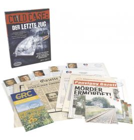 ThinkFun - Cold Case: Der letzte Zug. Der Krimi im eigenen Heim. Was ist passiert? Ein Rätsel-Spiel