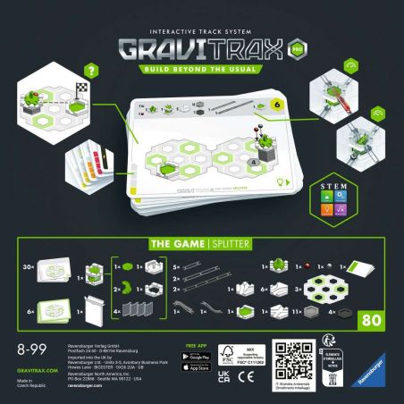 GraviTrax The Game PRO Splitter - Logikspiel für Kugelbahn Fans , Konstruktionsspielzeu