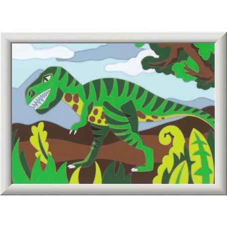 Malen nach Zahlen Hungriger Dinosaurier - Kinder ab 9 Jahren Malen nach Zahlen Hungriger Dinosaurier - Kinder ab 9 Jahren