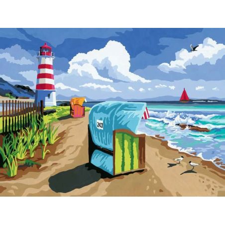 Malen nach Zahlen Holiday on the Baltic Sea – ab 14 Jahren