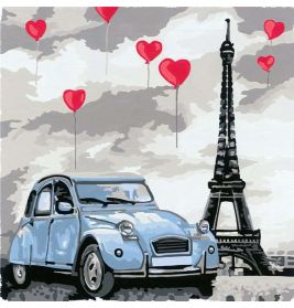 Malen nach Zahlen Lovely Paris ab 12 Jahren