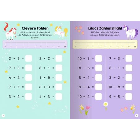 Ravensburger Einhorn Akademie Erstes Rechnen - spielerisch Plus und Minus lernen und üben Ravensburger Einhorn Akademie Erstes Rechnen - spielerisch Plus und Minus lernen und üben