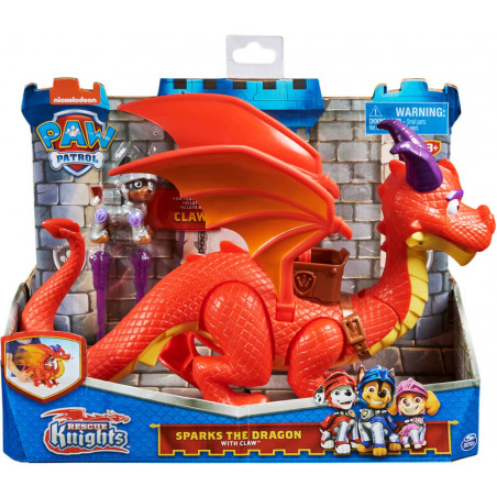 Paw Patrol Knights Sparks der Drache and Claw