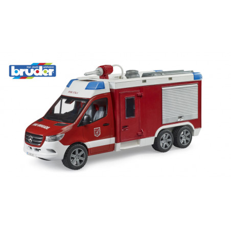 bruder 02680 MB Sprinter Feuerwehrrüstwagen mit Light + Sound Modul