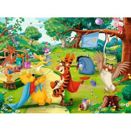 Kinderpuzzle 12997 - Die Rettung - 100 Teile XXL Winnie Puuh Puzzle für Kinder ab 6 Jah