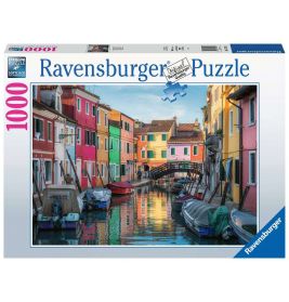 Puzzle 17392 Burano in Italien - 1000 Teile Puzzle für Erwachsene und Kinder ab 14 Jahr
