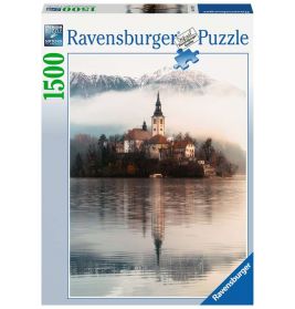 Puzzle 17437 Die Insel der Wünsche, Bled, Slowenien - 1500 Teile Puzzle für Erwachsene