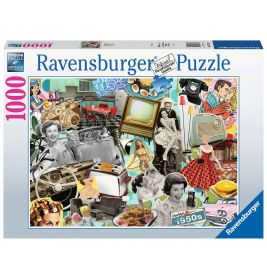 Puzzle 17387 Die 50er Jahre - 1000 Teile Puzzle für Erwachsene und Kinder ab 14 Jahren