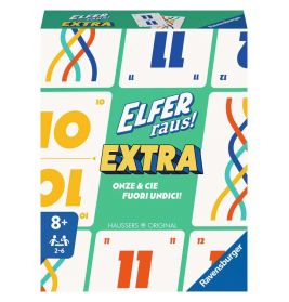 20946 - Elfer raus! Extra, Kartenspiel für 2-6 Spieler, Klassiker ab 8 Jahren, Extra Ed