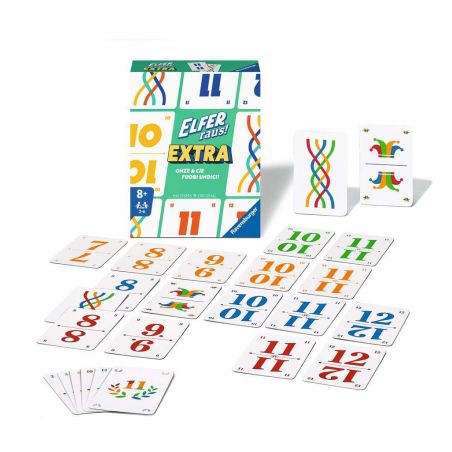 20946 - Elfer raus! Extra, Kartenspiel für 2-6 Spieler, Klassiker ab 8 Jahren, Extra Ed 20946 - Elfer raus! Extra, Kartenspiel für 2-6 Spieler, Klassiker ab 8 Jahren, Extra Ed