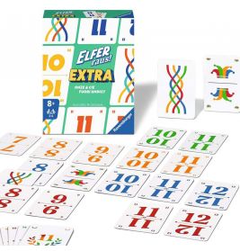 20946 - Elfer raus! Extra, Kartenspiel für 2-6 Spieler, Klassiker ab 8 Jahren, Extra Ed