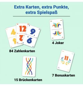 20946 - Elfer raus! Extra, Kartenspiel für 2-6 Spieler, Klassiker ab 8 Jahren, Extra Ed
