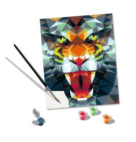 Malen nach Zahlen – Polygon Tiger – ab 12 Jahren
