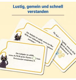 Dumm Gelaufen! Kartenspiel für 2-6 Personen, Mit Mac und schwarzer Katze Murphy