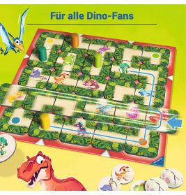 Dino Junior Labyrinth - Familienklassiker für die Kleinen, Spiel für Kinder a