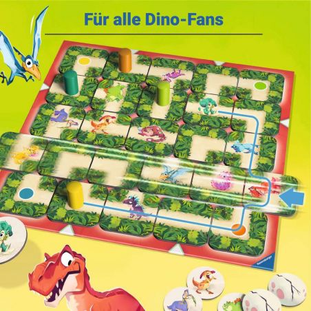 Dino Junior Labyrinth - Familienklassiker für die Kleinen, Spiel für Kinder a Dino Junior Labyrinth - Familienklassiker für die Kleinen, Spiel für Kinder a