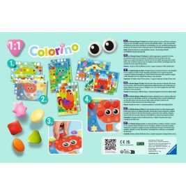 Mein Formen-Colorino, Kinderspiel zum Farbenlernen, Formenlernen, Steckspiel, Spi