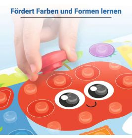Mein Formen-Colorino, Kinderspiel zum Farbenlernen, Formenlernen, Steckspiel, Spi