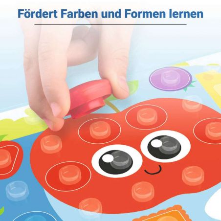 Mein Formen-Colorino, Kinderspiel zum Farbenlernen, Formenlernen, Steckspiel, Spi