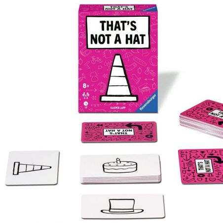 That's not a hat Kartenspiel für 3-8 Personen, Partyspiel, lustige Unterhaltung