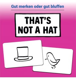 That's not a hat Kartenspiel für 3-8 Personen, Partyspiel, lustige Unterhaltung