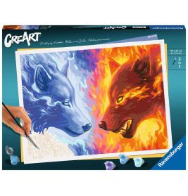 Malen nach Zahlen Fire & Ice – ab 14 Jahren