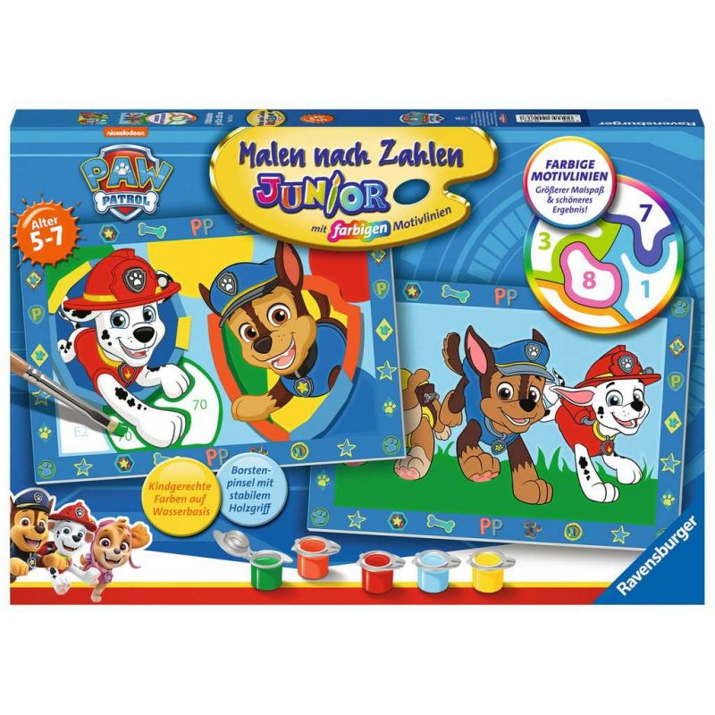 Malen nach Zahlen 20286 - Paw Patrol - Kinder 5-7 Jahre Malen nach Zahlen 20286 - Paw Patrol - Kinder 5-7 Jahre