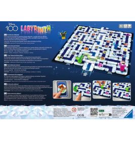 Disney 100 Labyrinth - Der Familienspiel-Klassiker für 2-4 Spieler ab 7 Jahren mi