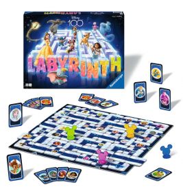 Disney 100 Labyrinth - Der Familienspiel-Klassiker für 2-4 Spieler ab 7 Jahren mi