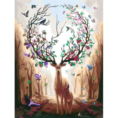 Malen nach Zahlen Magnificent Encounter ab 14 Jahren Malen nach Zahlen Magnificent Encounter ab 14 Jahren