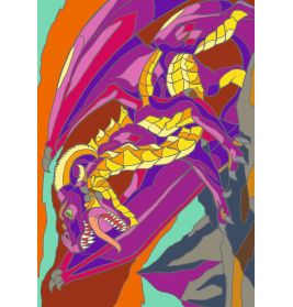 Ravensburger Malen nach Zahlen Drachen - 64 Seiten - 24 Farben - Malbuch mit nummerierten Ausmalfeld