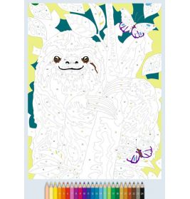 Ravensburger Malen nach Zahlen Animal Dreams - 64 Seiten - 24 Farben - Malbuch mit nummerierten Ausm