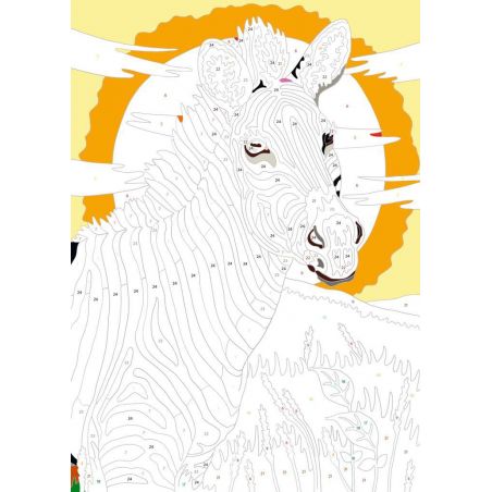 Ravensburger Malen nach Zahlen Animal Dreams - 64 Seiten - 24 Farben - Malbuch mit nummerierten Ausm