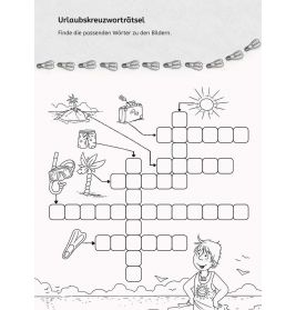 Ravensburger Mein kunterbunter Ferien-Rätselblock - Rätselspaß im Urlaub, auf Reisen oder Zuhause -