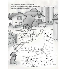 Ravensburger Mein dicker Punkt-zu-Punkt-Block - mit 125 lustigen Motiven und Rätseln zum Verbinden u