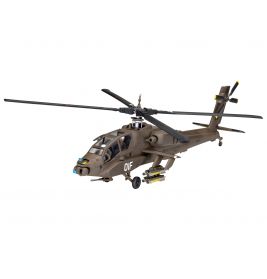 Model Set AH-64A Apache, Revell Modellbausatz mit Basiszubehör