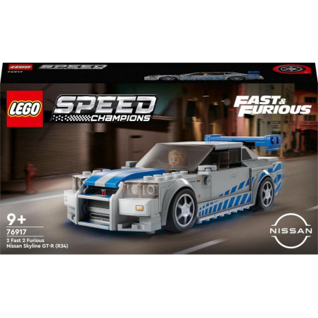 LEGO Speed Champions 76917 2 Fast 2 Furious – Nissan Skyline GT-R (R34)