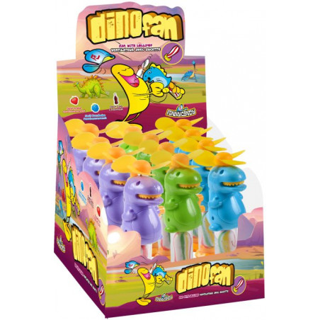 Funny Candy Dino Fan Lollipop 15g