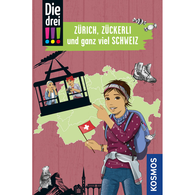 Die drei !!! Reisekrimi Zürich, Zückerli … Schweiz