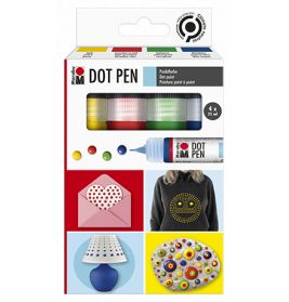Schachtel i-M DOT PEN Marker mit Bastel- und Punktmotiven auf der Verpackung.