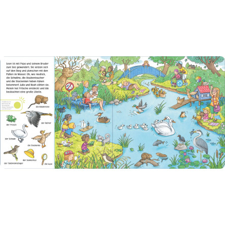 Hör mal (Soundbuch): Wimmelbuch: Wald und Wiese