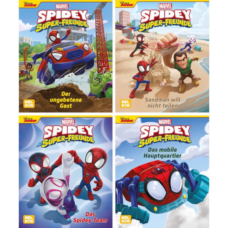 Nelson Mini-Bücher: Marvel: Spidey und seine Super-Freunde: 1-4 sortiert (1 Stück)