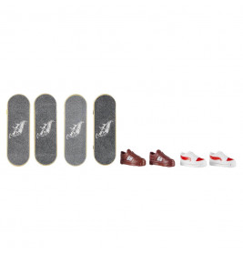 Mattel HGT84 Hot Wheels Skate Fingerboard + Shoe 4-Pack
