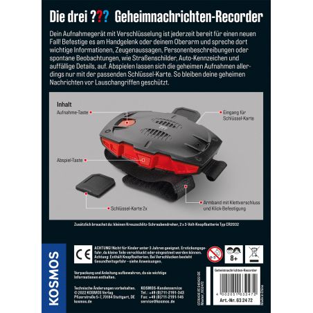 Die drei ??? Geheimnachrichten-Recorder