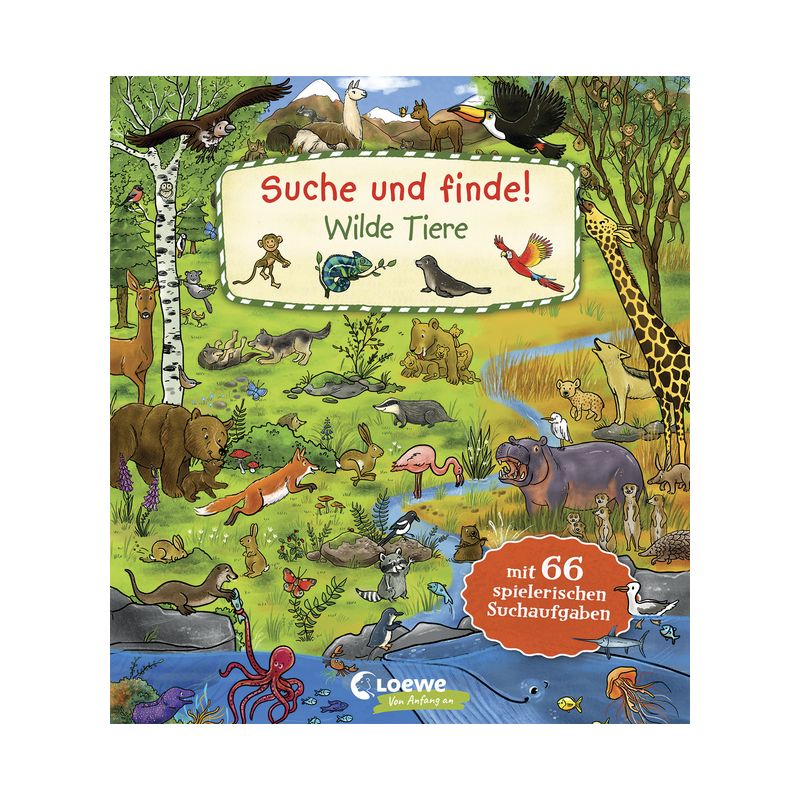 Suche und finde! - Wilde Tiere