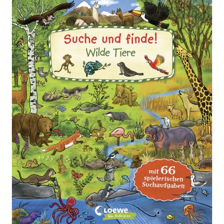 Suche und finde! - Wilde Tiere