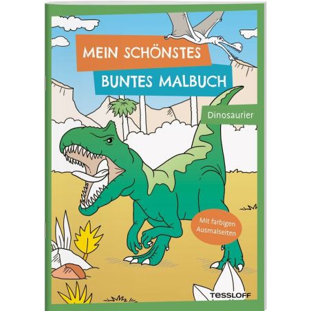 Tessloff Mein schönstes buntes Malbuch. Dinosaurier